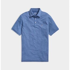Vineyard Vines St. Jean Stripe Sankaty Polo - Blue Depth Tejeda